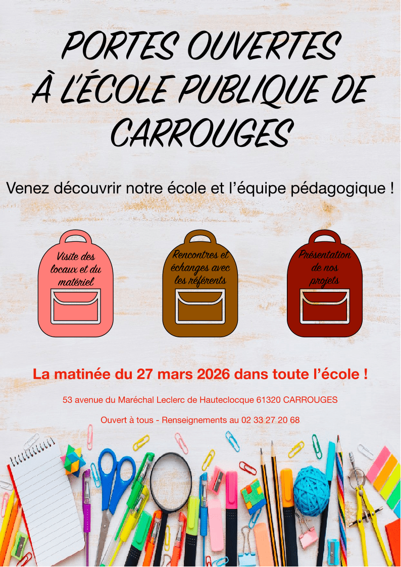 Portes ouvertes de l'école publique